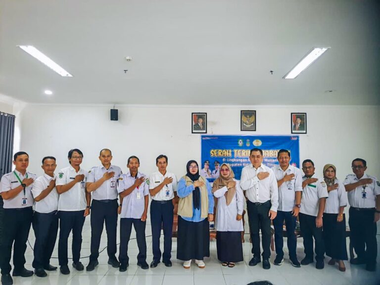 RSUD dr. Murjani Gelar Acara Serah Terima Jabatan Struktural